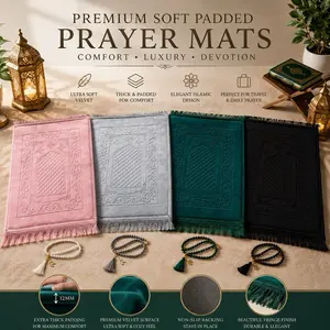 Soft padded prayer mats
