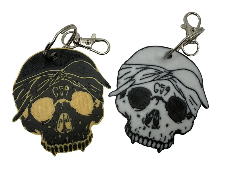 stussy skull keychain - TikTok Shop