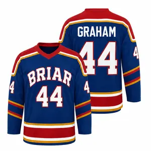 Briar University Hawks Jersey, Garrett Graham 44 Off Campus Inspired Hockey Fan Shirt