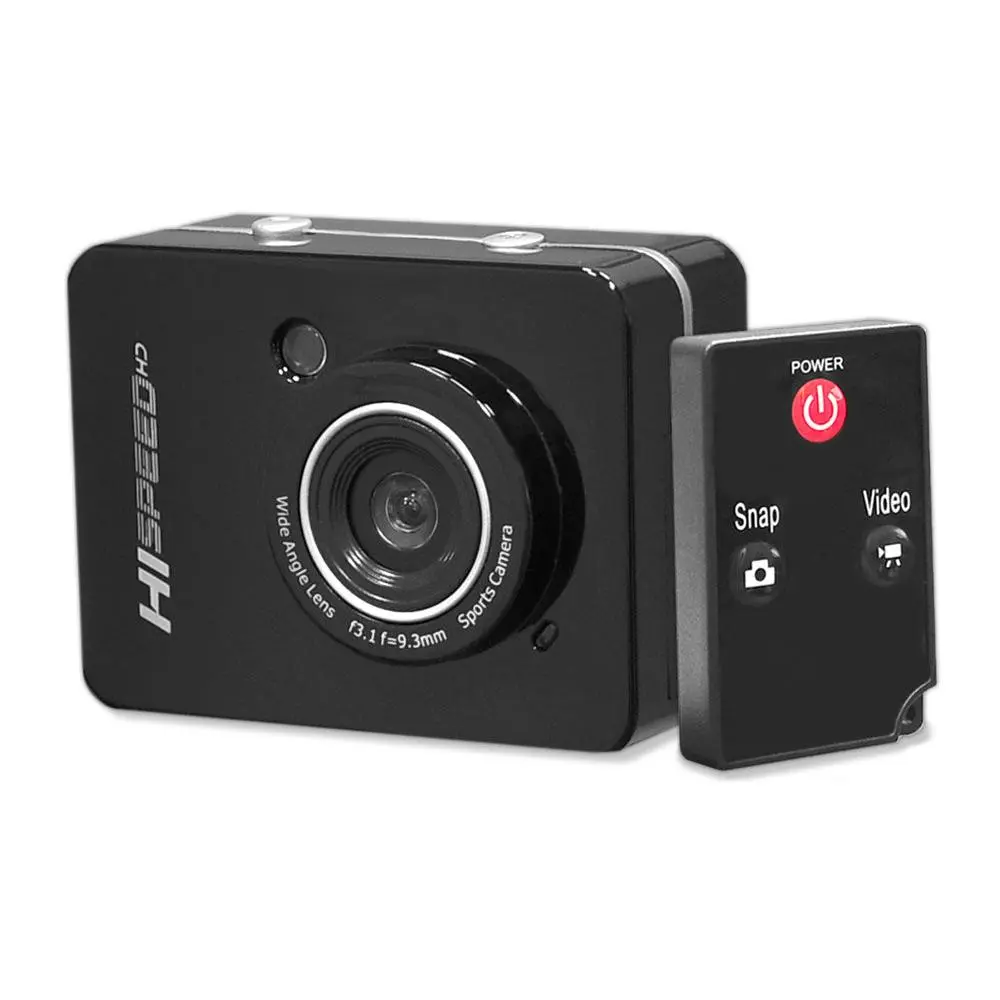 Hi-Speed 1080P Digital Action Camera, Portable Video Recorder with Cable & Multi-Port Compatibility