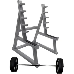 Squat Rack Pen Holder, Mini Barbell Gym Themed Desk Organizer,  Shape Weight Racks Pencil Holder for Fitness Weightlifting Lovers Fun Desktop Decor, with Mini Barbells & Weights