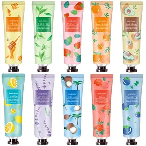 10 Pack Hand Cream for Dry Cracked Hands,Easter Basket Stuffers,Gifts for Women,Girls,Mothers Day Gifts,Gifts, Moisturizing Hand Care Cream