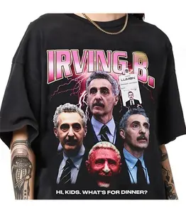 Irving B Rap Tee Severance Rap Bootleg Style T-Shirt, Classic Retro Graphic Unisex Tee Gift For Men and Women