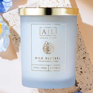 AL Scented Jar Candle, 8.4oz - Aromatherapy Candle with 40 Hours Burn Time, Single Wick, 8cm/3.15inch Diameter, Perfect for Indoor Use, Perfect Gift for Christmas, Thanksgiving, Easter, Hanukkah, and Valentine’s Day, Creating a Soothing Ambiance.