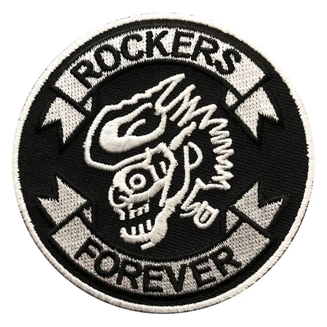 Rockers Forever Racing Patch (3 inch-Iron on sew on)