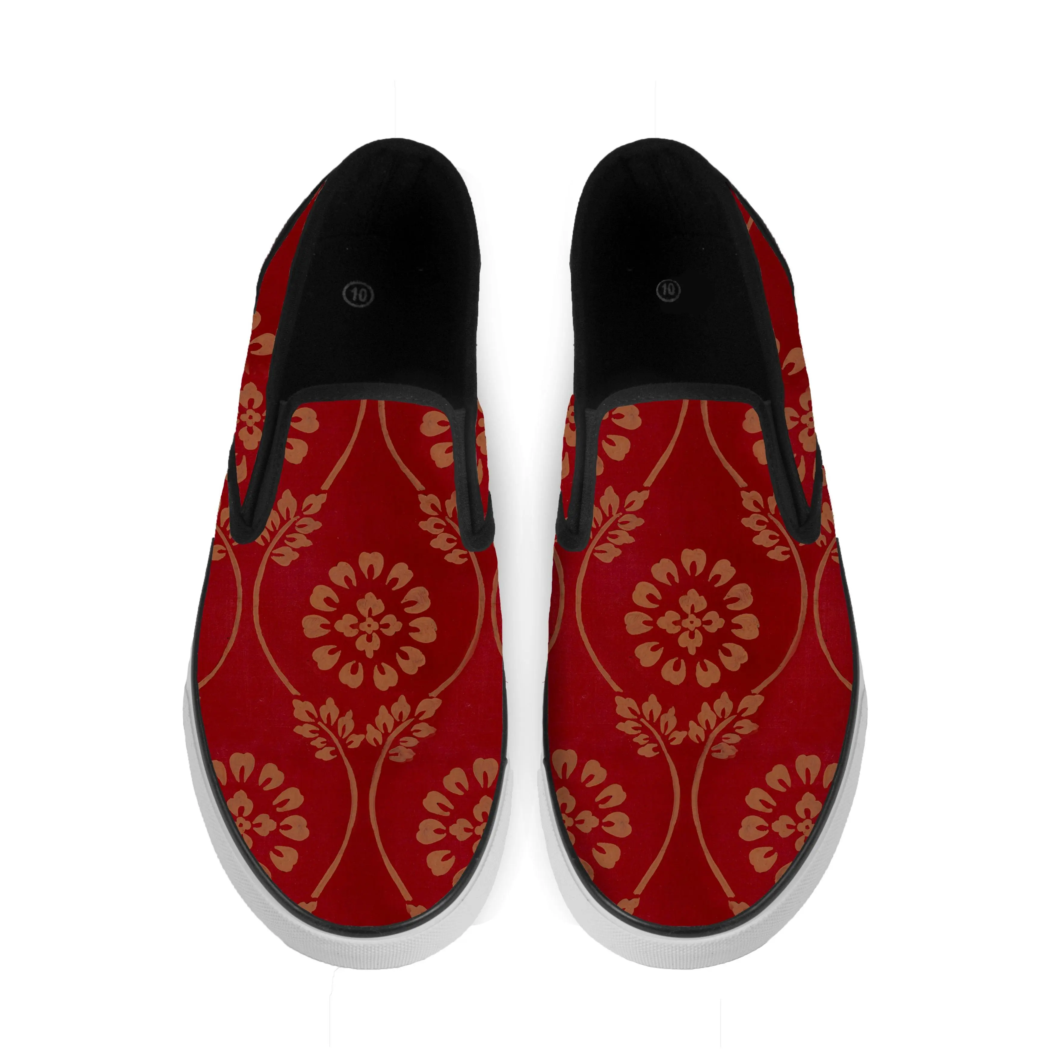 Turkish Vertical Black Slip On Sneakers - x