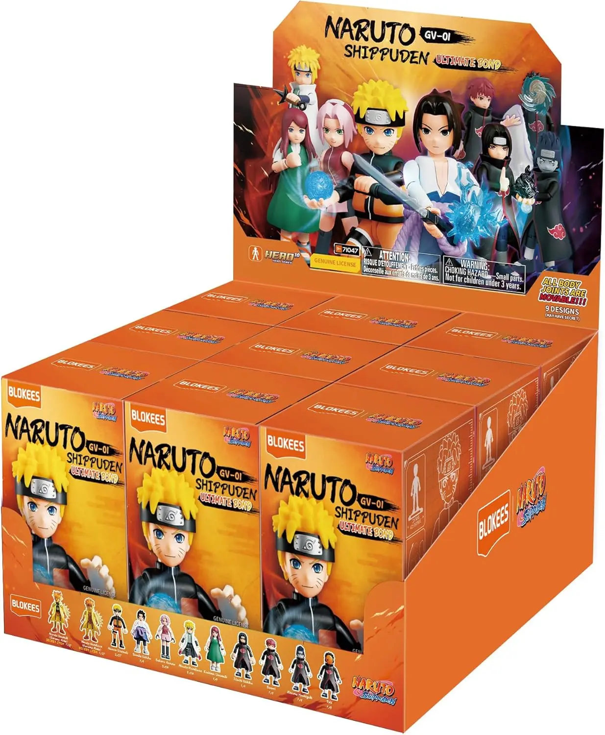 Naruto Galaxy Version 01 Ultimate Bond Blokees Mini Model Kit
