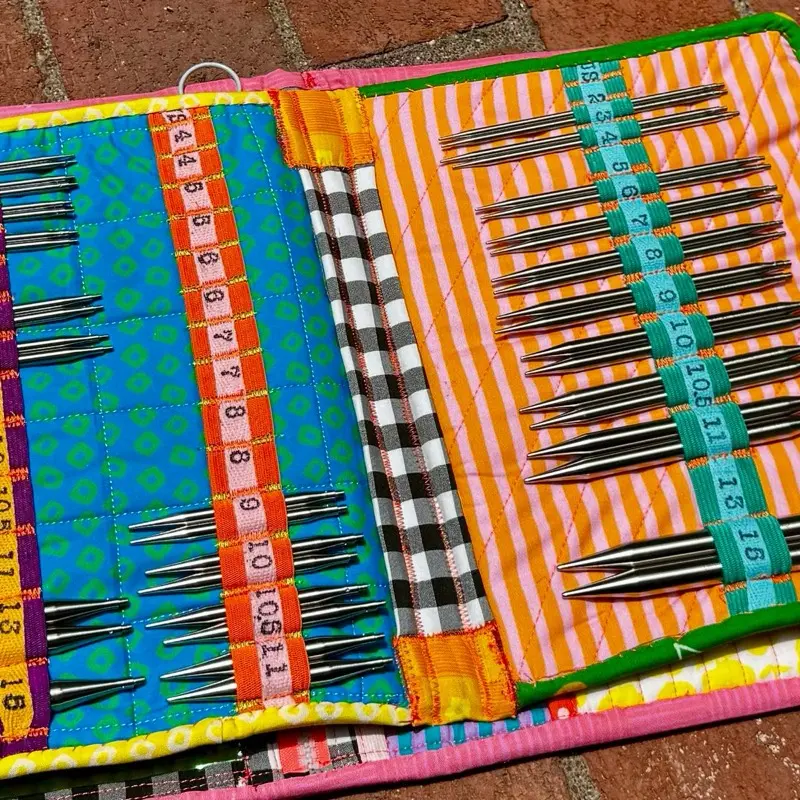 *Custom made* interchangeable knitting needle case