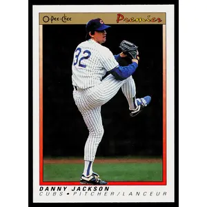 Danny Jackson 1991 O-Pee-Chee Premier #68 Chicago Cubs