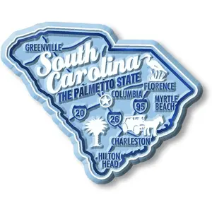 South Carolina  Rubber Magnet