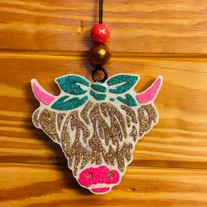 Highland Cow Scented Car Freshie