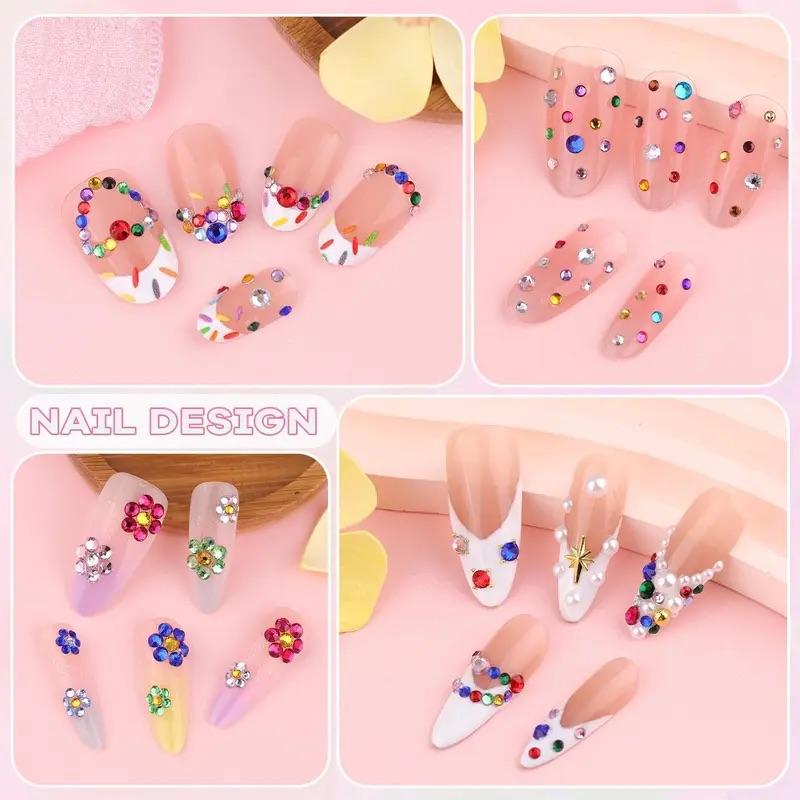 42000Pcs 42Colors 3mm Jelly Flatback Rhinestones