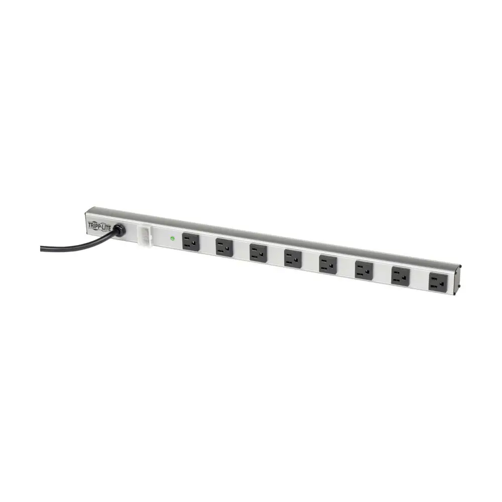Eaton 8-Outlet Power Strip with Surge Protection, 6 ft. (1.83 m) Cord, 1050 Joules, 2 ft. (0.61 m) length