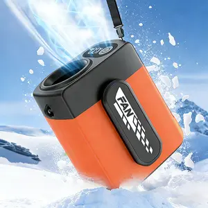 Portable Fan, 5000mAh USB Rechargeable Waist Fan,6000RPM Airflow,4 Powerful Wind Speeds, Hands-Free Cooling Fan, For Outdoor Travel, Camping, Christmas gift