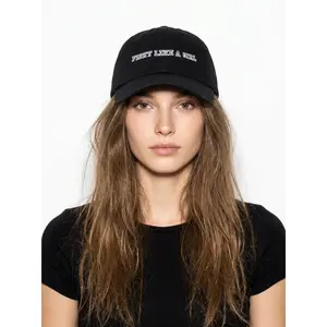 Fight Like A Girl Dad Hat — Embroidered Black | Boxing Club