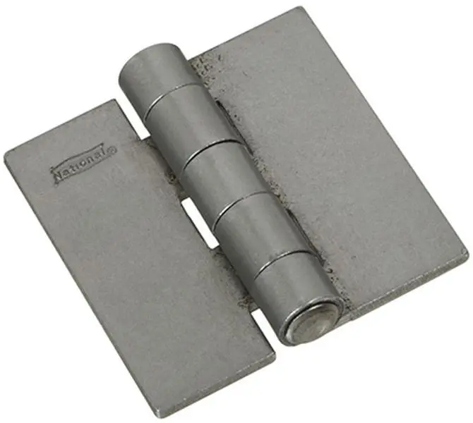 N273-888 2 in. Plain Steel Door Hinge