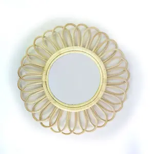 Rattan Mirror