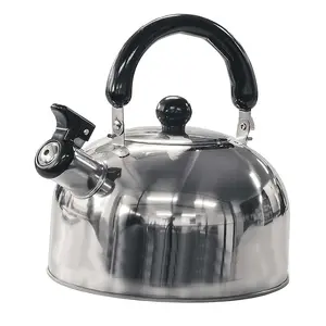 Kettle Camping Stainless Steel Whistling In 2L Portable Travel Teapot Coffee Pot With Folding Safe Handle Cookware
