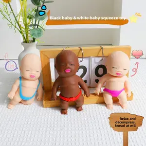 Cute Squeeze Human Doll Stress Relief Fidget Toy Soft Decompress Relax Toy