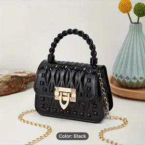 Mini Black super chic /fancy Crossbody bag