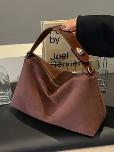 Ladies' Shoulder Bag, Fashionable Simple Casual Retro Style, Daily Commuting Shopping Dating Autumn Winter Versatile Design, Commuter Crossbody Bag