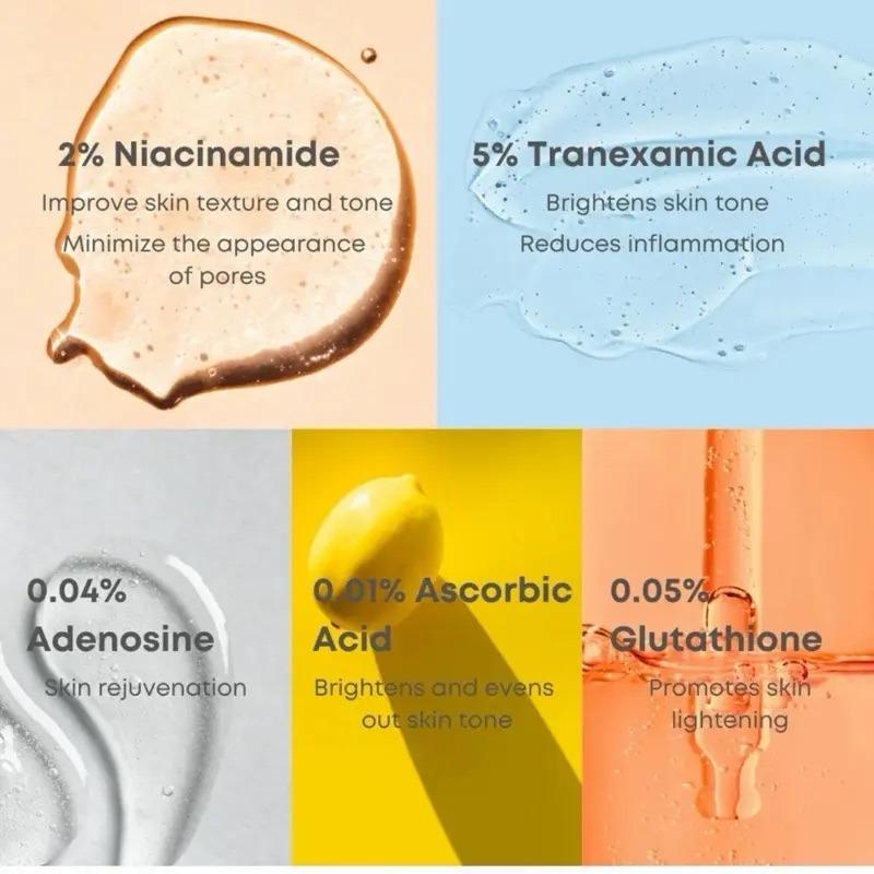 Oarioya 5% Tranexamic Acid Brightening Cream - Dark Spot Corrector,Even Skin Tone & Fade Hyperpigmentation, Pore-Refining Brightening Skin Routine - 30ml 1.0 fl oz