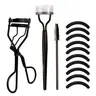 Eyelash Curler Set with Silicone Pads, Eyelash Comb & Spiral Brush, Portable Professional Beauty Makeup Tools for Women