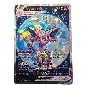 Espeon VMAX Baby MOONPEON Stained-Glass Fractal Holo Display Art Card