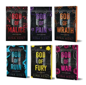 Legacy of Gods By Rina Kent (6 book series): God of Malice, God of Pain, God of Wrath, God of Ruin, God of Fury, God of War