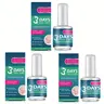 [3 bottles]ROZINO 3 Days Nail Care - Keratin Amino Acid Formula for Superior Nail Nourishment Manicure Treatment with High Brightness & Scratch Resistance 16ml