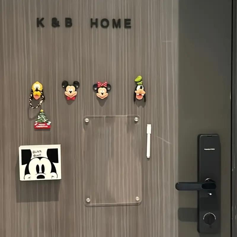 Magnetic Acrylic Calendar For Fridge, 1 Count Clear Dry Erase Message Board With 5 Marker Pen, Refrigerator Note Board For Home Office Daily Planner