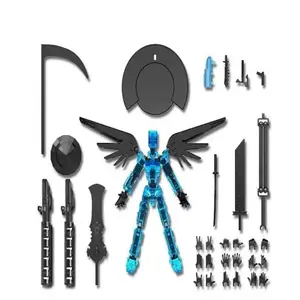 3D Printed Multi-jointed Movable Action Figures Shapeshift Robot Model Mannequin Decompress Boy Gift Desktop Decorations
