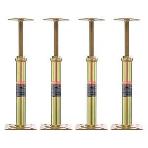 【DealsForYouDays】VEVOR Adjustable Floor Jack Post House Floor Leveling Lift 11.6"-16" Height