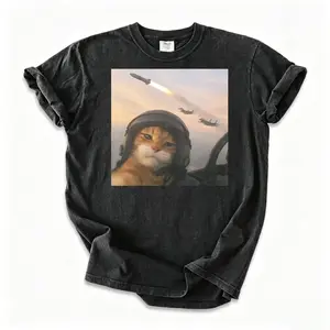 Retro Funny Vintage Graphic Tee,Wacky Cat T-shirt,Animal Shirt,Unisex Meme Cringe Funny Dumb Shirt,Gift For Men Women,Menswear Womenswear Streetwear Cotton Comfort010421