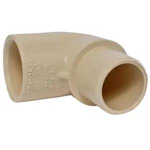Charlotte Pipe 3/4 in. Spigot X 3/4 in. D Socket CPVC 90 Degree Street Elbow – 1 pk