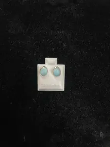 Larimar Post Earrings