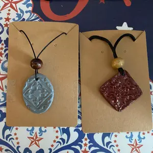 Handmade clay necklace sets