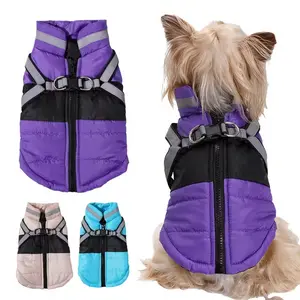 Pet Coat for Autumn and Winter, Warm and Comfortable Dog Jacket, Easy to Put on and Take Off, Ideal for Small to Medium-Sized Dogs