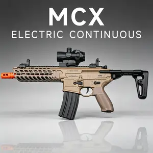 MCX Design Toy Blaster, Dual-Shooting Modes - Single-Automatic and Fully Automatic, Gel Blasters for Boys' Outdoor Play