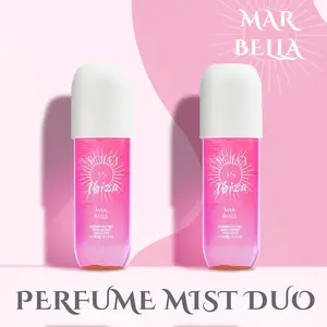 Solo En Ibiza Marbella Body Mist Pitaya Lychee Jasmine Vanilla Scent 180ml Cruelty-Free Perfume-Level Fragrance 2 Pcs Lightweight Alcohol-Based Mist