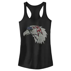 Juniors Womens Lost Gods American Eagle Racerback Tank Top