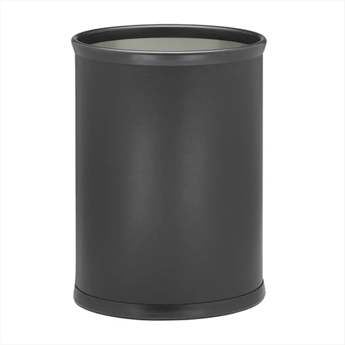 212 MAIN B.C. Black 13-Inch Oval Waste Basket - Indoor/Outdoor Kitchenware, Bar Utensil Accessory