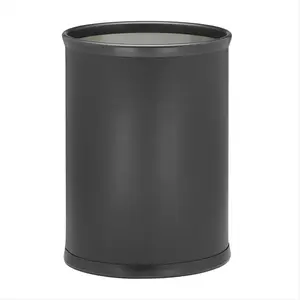 Kraftware  B.C. Black 13 Oval Waste Basket