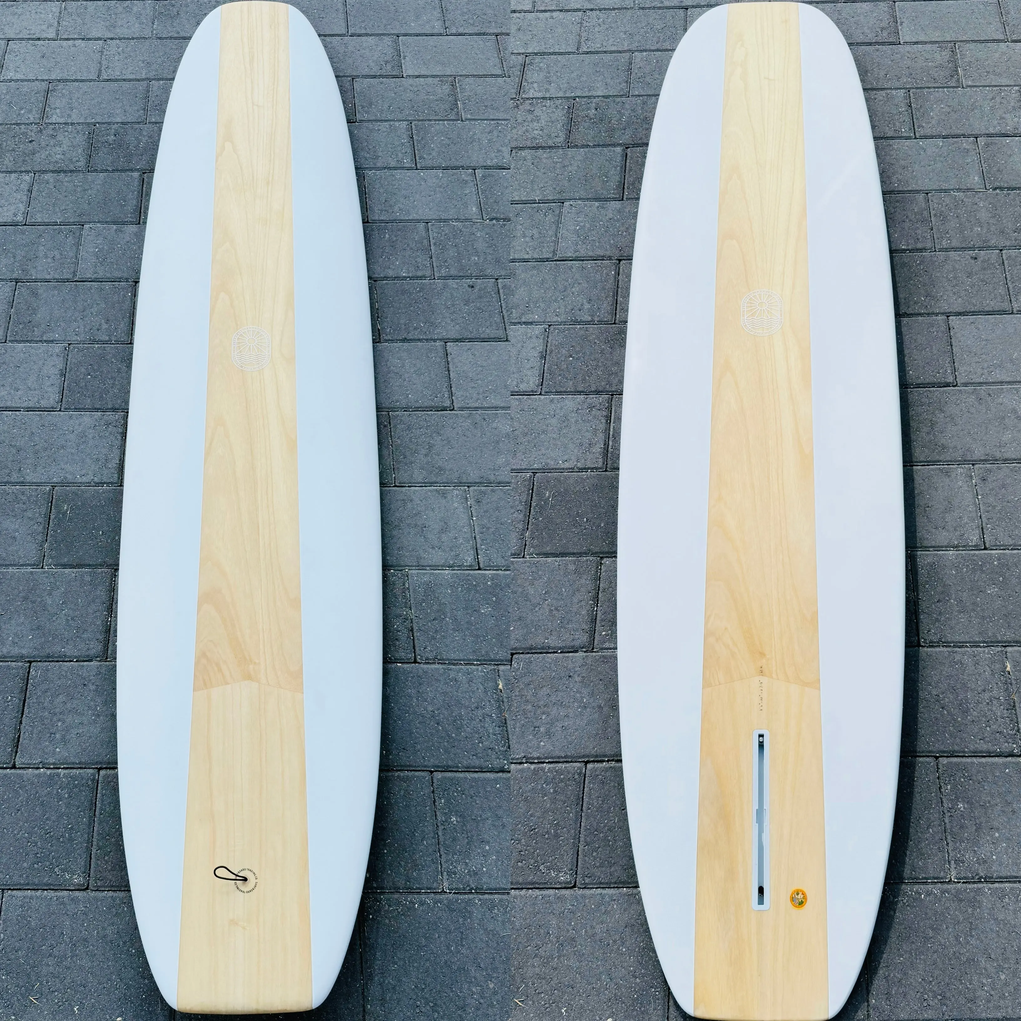 The Chosen One Longboard - Paulownia Cutlap White