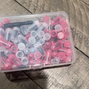 70PCS Tire Repair Rubber Nails Kit with 2 Sizes for Car/Motorcycle/Truck/Tractor, Fast Self-service Screw Rubber Nail Vacuum Tire Puncture Repair Tool