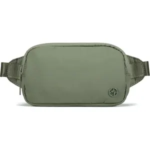 Mini Belt Bag – Ultra Compact, Fits 6.7” Phone, Lipstick, Earbuds, Essentials, Small Crossbody Waist Purse, Grey Sage