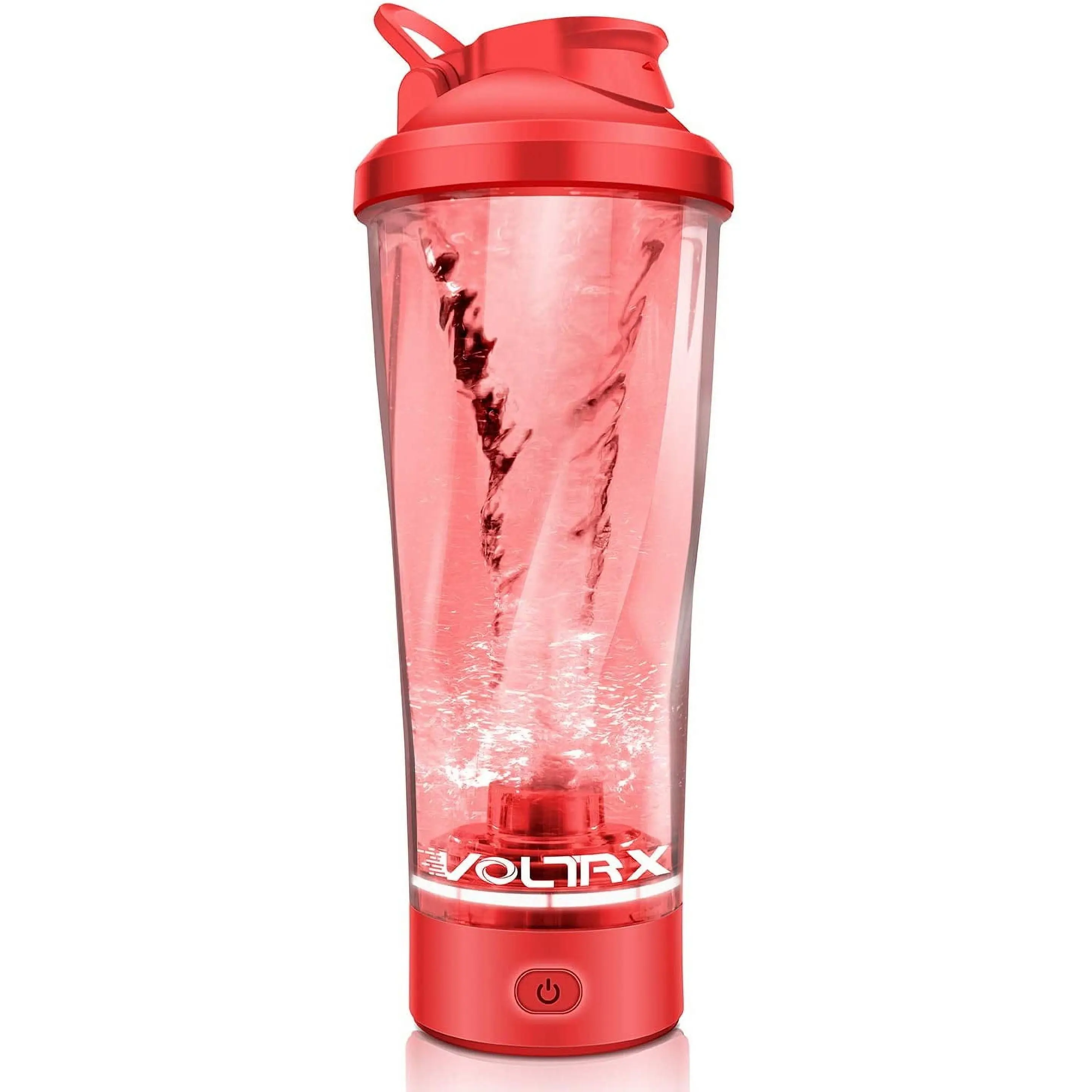 VOLTRX Premium Electric Protein Shaker Bottle - 24 Oz BPA-Free Tritan Vortex Mixer Cup - Portable USB Rechargeable Shaker for Protein Shakes and Smoothies
