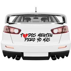 Todos/Todas Mienten Car Decal - Weather & Water Resistant