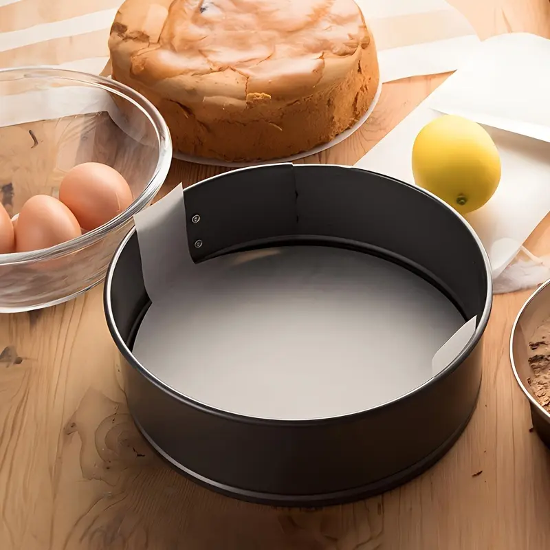 50pcs Sheets Parchment Paper Rounds with Lift Tabs,20cm/8in Nonstick Cake Pan Baking Liners