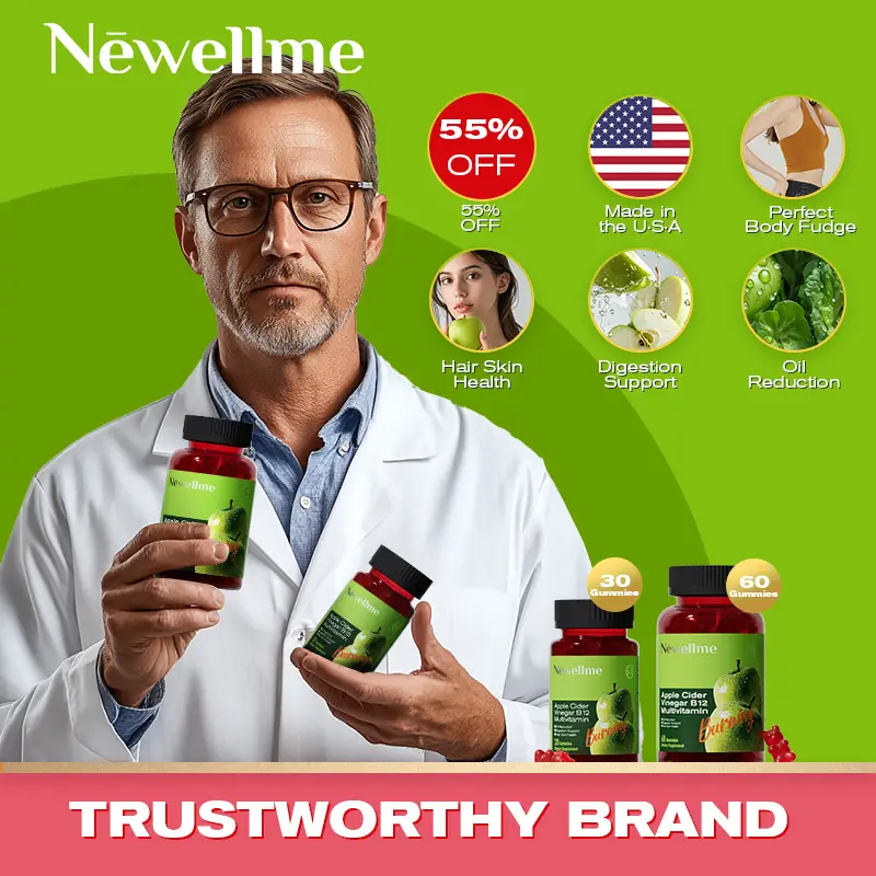 ACV Supplement Gummies - Vitamin B12 Fortified, Vegan, Gluten-Free, Non-GMO, and Ideal for Fitness and Detox Support